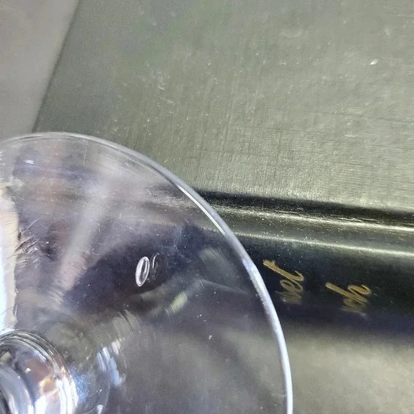 4 Morgantown Glass Co's Virginia Cordial Etched in Clear Wine/Water Glasses - Picture 11 of 16